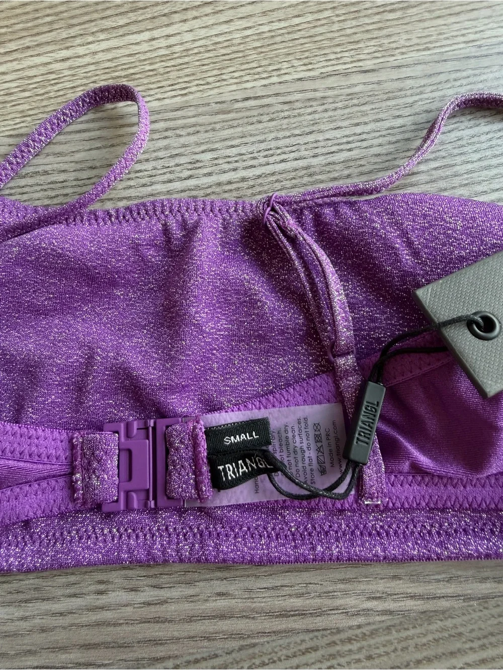 Triangl Purple Shimmer Bikini Set